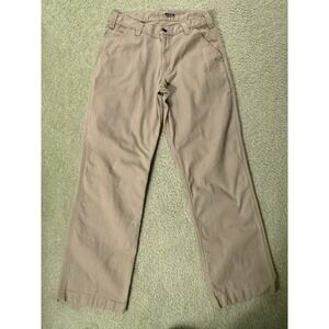 Carhartt Men's Canvas Relaxed Fit Light Khaki Pants Size 32x30